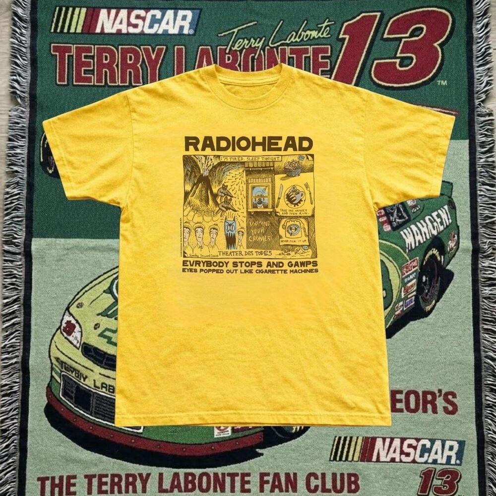 Yellow Radiohead Graphic Tee